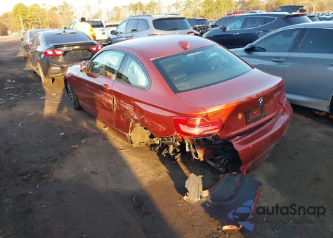 2018 BMW 230I z USA, uszkodzony, nr VIN WBA2J1C55JVB98629